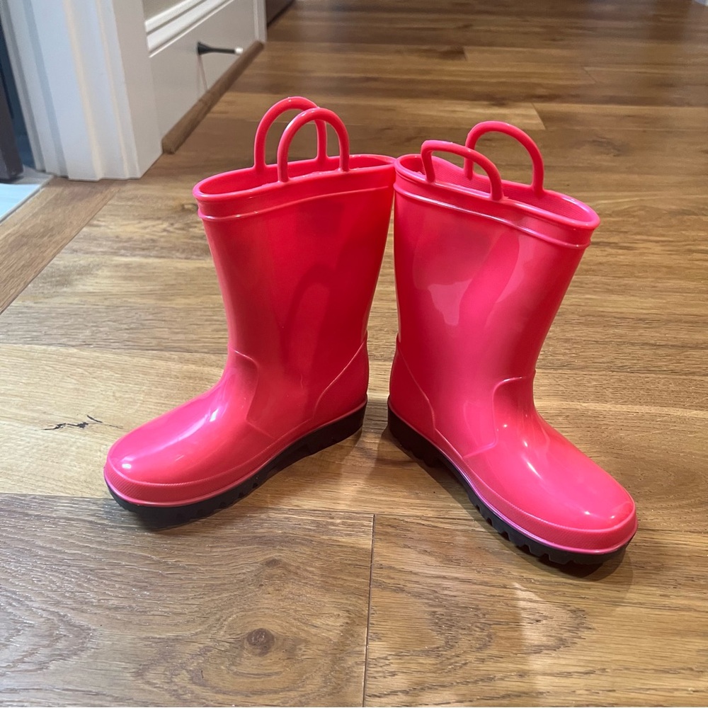 Skadoo kids' rain boots with handles brand new